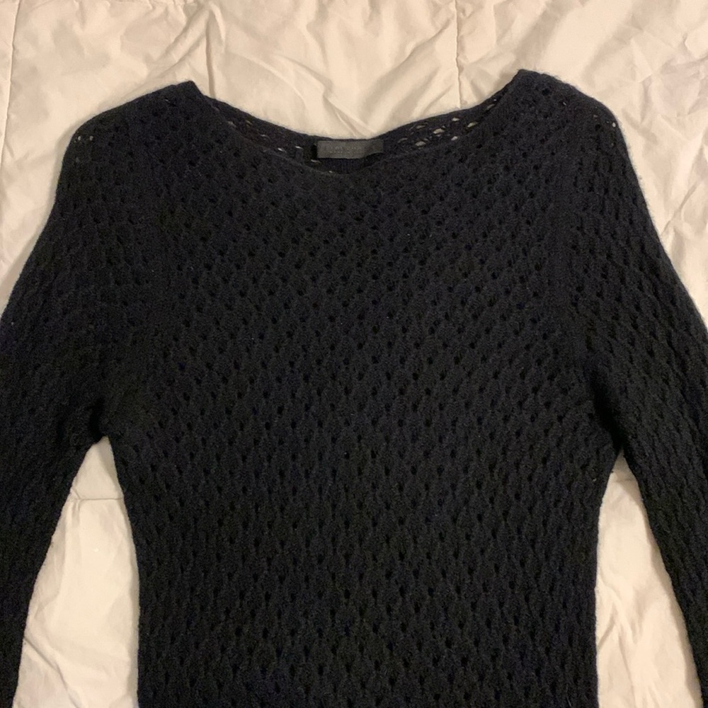 The Row Black Knit Dress